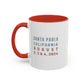 Design #3 -  50th Reunion Red Accent Coffee Mug, 11oz REUNITED