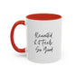 Design #5 - 50th Reunion Red Accent Coffee Mug, 11oz