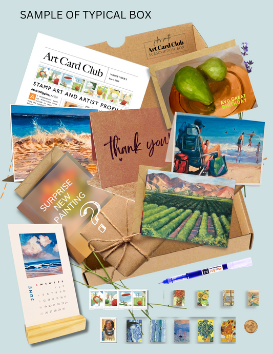 ART CARD CLUB MONTHLY SUBSCRIPTION BOX