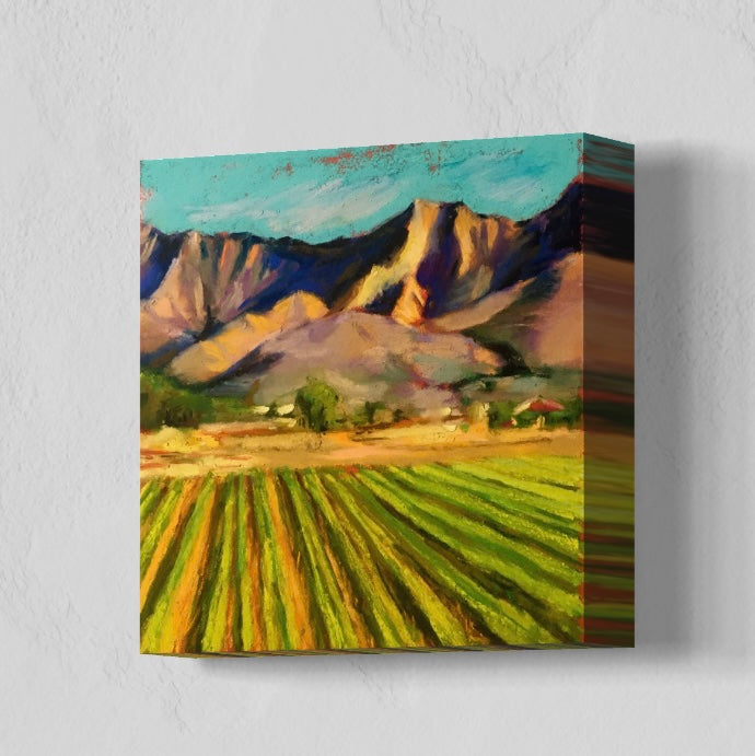 FLOWER FIELDS  |  SOUTH MOUNTAIN - Giclee Reproduction Print of Original Pastel Painting