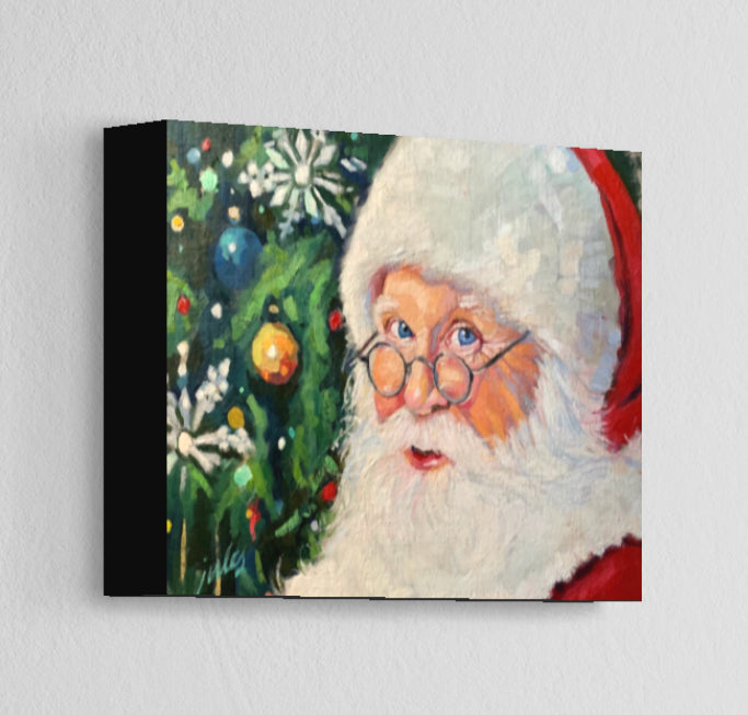 Santa Claus |  Giclee Reproduction Print of an Original Gouache Painting