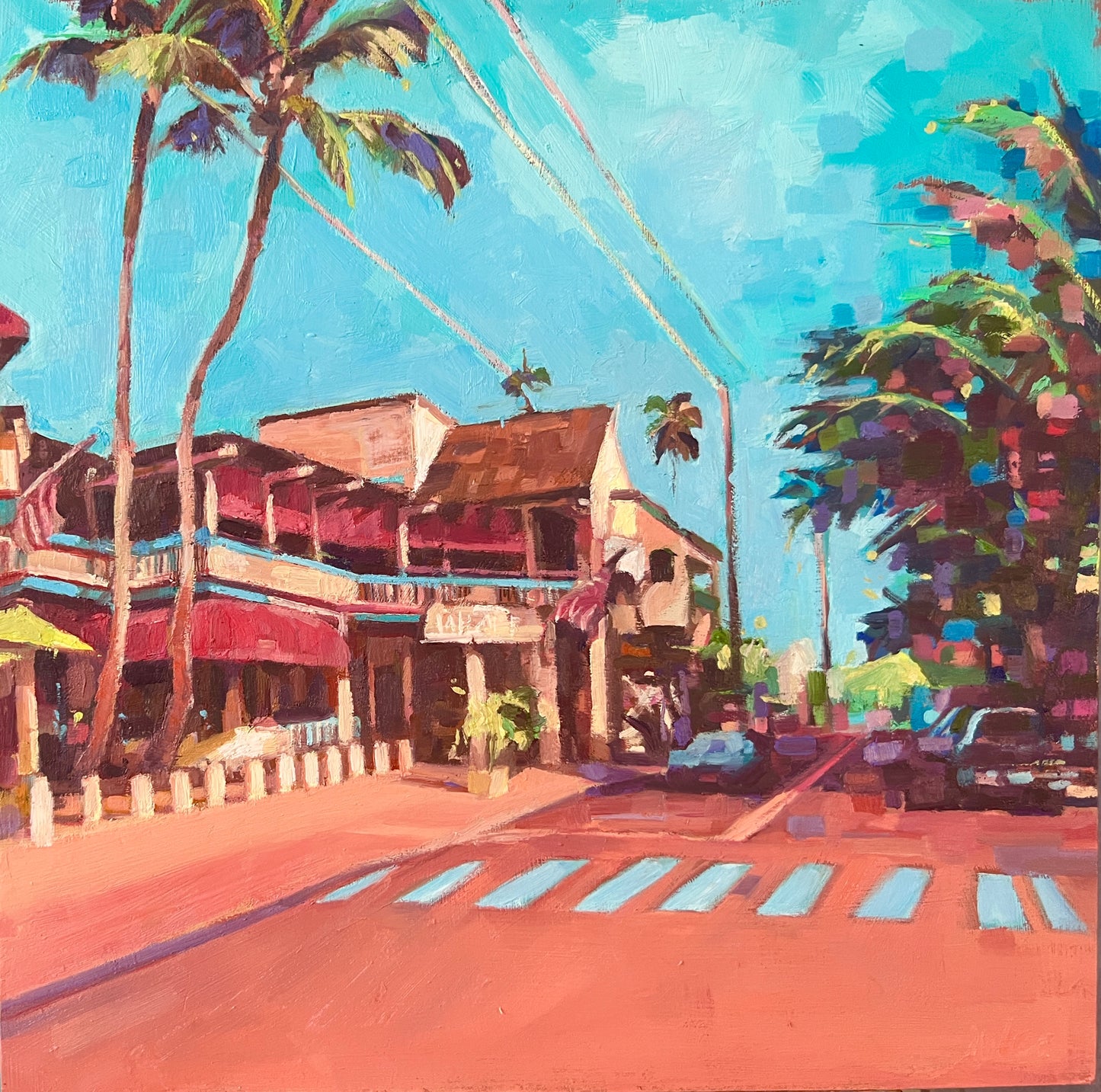 Remembering Front Street, Lahaina -  Giclee Reproduction PRINT of Original Oil Painting