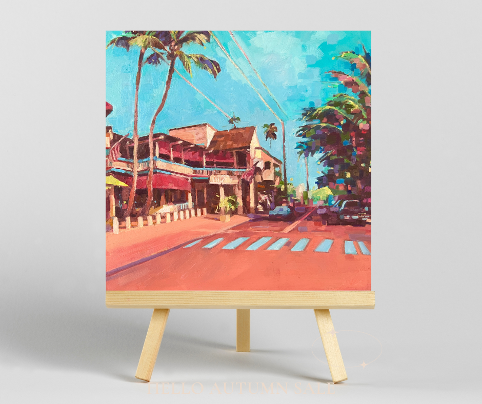 Remembering Front Street, Lahaina -  Giclee Reproduction PRINT of Original Oil Painting