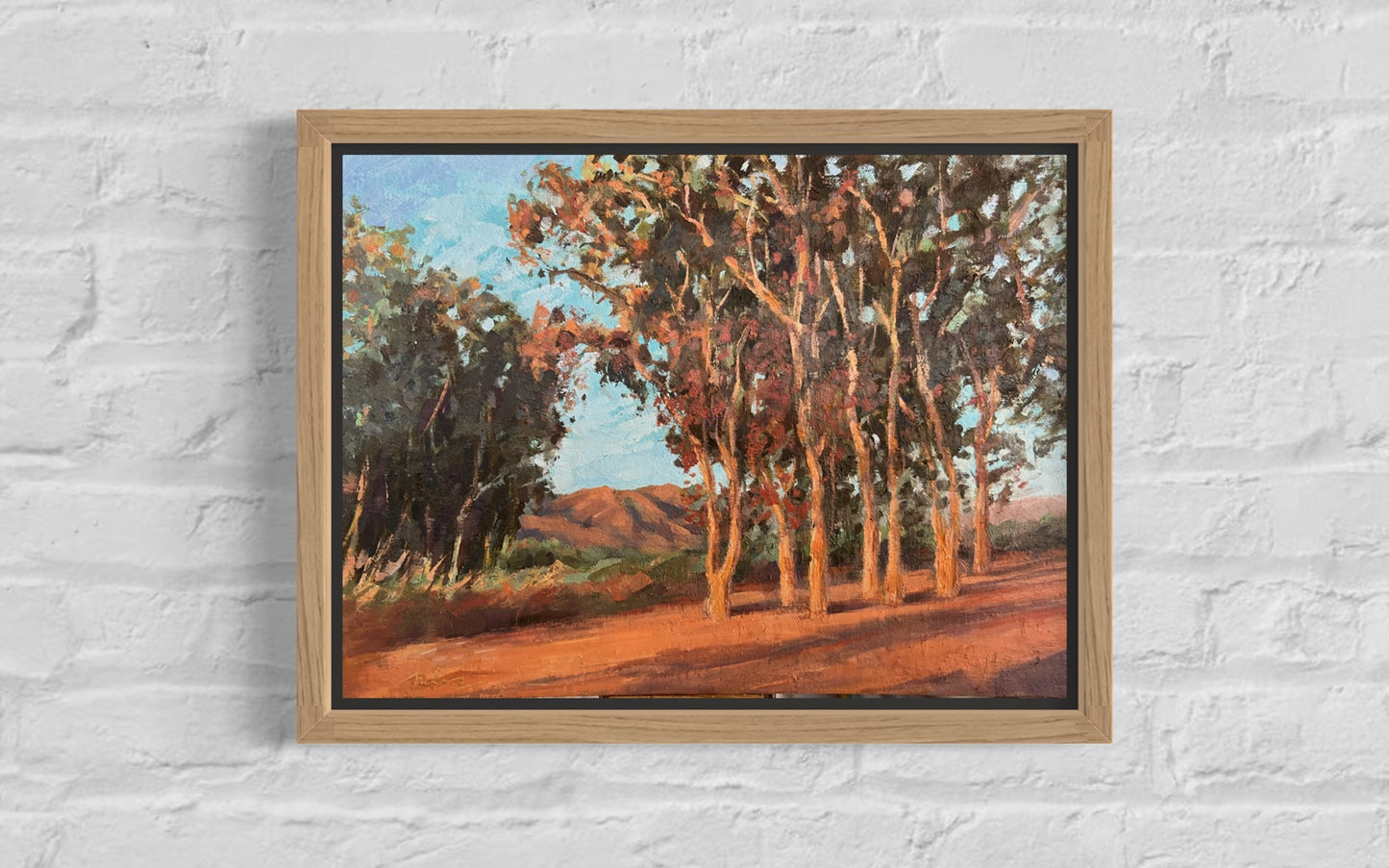 EUCALYPTUS GROVE - Late afternoon at Ojai Meadows - Original (JUST REDUCED)