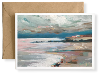 CONDADO LA PUNTA  - Art Card Print of Original Seascape Oil Painting