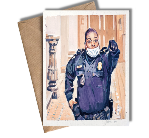 PORTRAIT of COURAGE  - Art Card