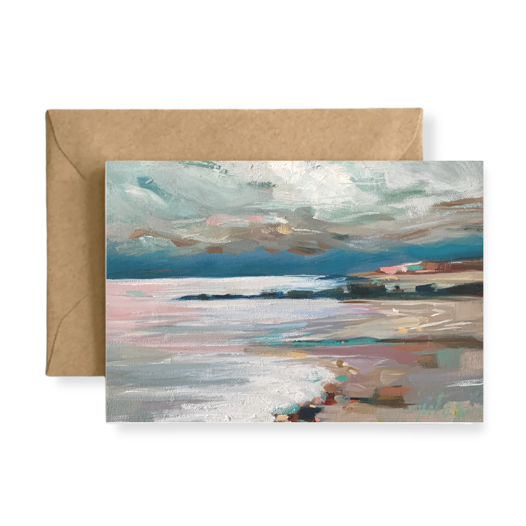 BOXED SET OF (6) SEASCAPE ABSTRACT COLLECTION Blank Art Cards