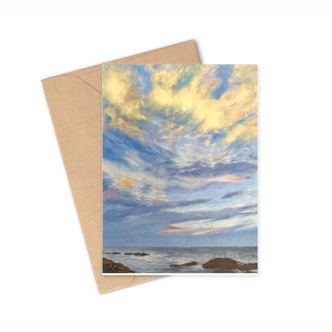 BOXED SET OF (6) SEASCAPE 2 COLLECTION Blank Art Cards