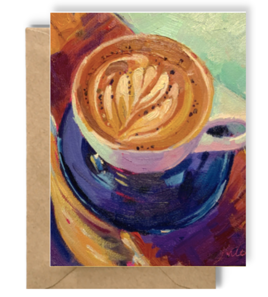 CUP OF KINDNESS -  Art Card Prints of Original Paintings